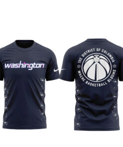 Washington Wizards Cherry Blossom Navy Shirt