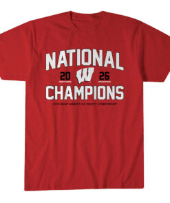Wisconsin Women's Hockey 2026 National Champions T-Shirt