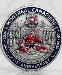 Montreal Canadiens 117Th Anniversary Collector Coin