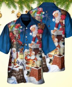 Christmas Santa The Way I Come Christmas Hawaiian Shirt Men's Xmas Gifts For Men
