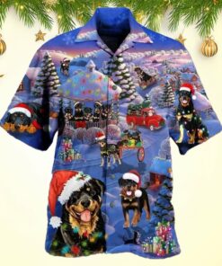 Rottweilers Christmas Hawaiian Shirt Men's WoMen's Best Christmas Gifts 2026