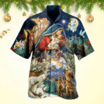 Cool Jesus Christmas Hawaiian Shirt Men's Christmas Gifts For Dad Husband