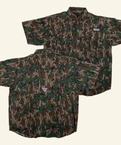 Luke Combs Merch Columbia Button Down Mossy Camo Button Up Shirt Gift For Him -WearandDecor