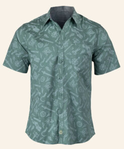 Critical Role Merch Bells Hells Button Up Shirt Good Christmas Gifts For Men -WearandDecor