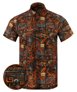 Lei Em Down Button Down Shirt Tactical Hawaiian Shirt Good Gifts For Brother