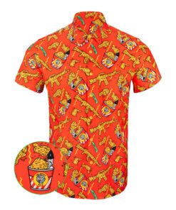 Box Cutter Button Down Shirt Concealed Carry Hawaiian Shirt Gifts For Son