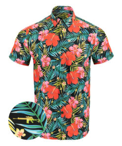 Paradise Button Down Shirt Outdoor Hawaiian Tactical Shirt Gifts For Friends