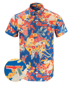 Romeo Button Down Shirt Gun Print Hawaiian Shirt Tactical Apparel Gifts For Father