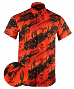 The Dead Eye Button Down Shirt Gun Print Hawaiian Shirt Gifts For Father In Law