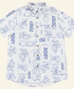 Bendy Merch Bendy Concept Art Hawaiian Shirt Christmas Gift Ideas For Son - WearandDecor