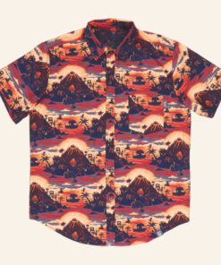 Homestar Runner Merch Ginger Island Resort Button Up Shirt Stardew Valley Shirt Gifts For Dudes - WearandDecor