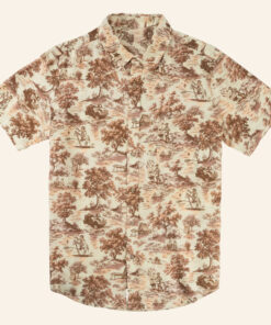 Whataburger Merch Sendero x Whataburger Toile Hawaiian Shirt Best Gifts For Dad - WearandDecor