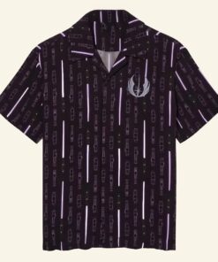 Star Wars Merch Mace Windu Lightsaber Button Up Shirt Gifts For Brothers - WearandDecor