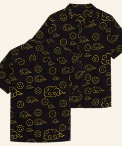 Dragon Ball Z Merch Dragon Ball Z Tonal Button Up Shirt Best Gifts For Him - WearandDecor
