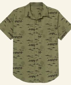 The Lord Of The Rings Merch Mountain Scenes Button Up Shirt Gifts For Friends - WearandDecor