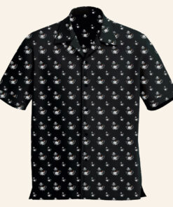 Persona Merch Persona 5 Royal Captain Kidd Button Up Short Sleeve Shirt Gifts For Game Lovers - WearandDecor