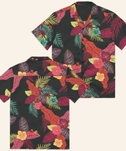 One Piece Merch Luffy Button Up Shirt Luffy Cosplay Costume Hawaiian Shirt Gifts For Anime Fans - WearandDecor