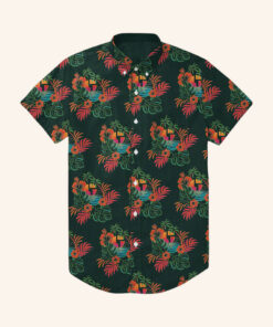 Disco Biscuits Merch Tropical Themed Hawaiian Shirt Gifts Ideas For Band Lovers -WearandDecor