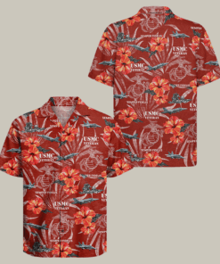 US Marine Corps 250 Years Of Honor Hawaiian Shirt