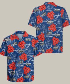 US Navy Seabees 250th Years Of Service Hawaiian Shirt We Build We Fight Shirt Unique Navy Gift