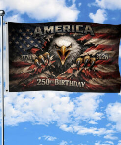 Eagle America 250Th Birthday Flag July 4 Decorations Independence Day