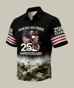 American Pride 250Th Anniversary 1776-2026 Hawaiian Shirt American Eagle Shirt Patriotic Gift