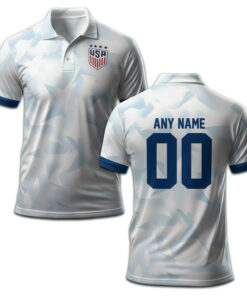 Personalized World Cup 2026 USA Soccer Team Polo Shirt Men's Soccer Outfits Gifts For Dad