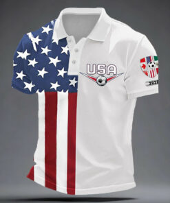 USA Soccer Polo Shirt FIFA World Cup 2026 USA Clothes Unique Gift For Sport Lovers