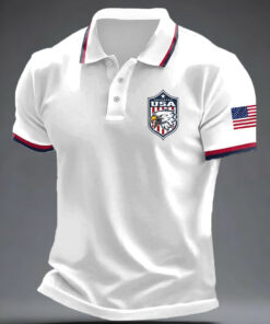 USA Soccer Polo Shirt FIFA World Cup 2026 USA Clothing Gift For Soccer Fan