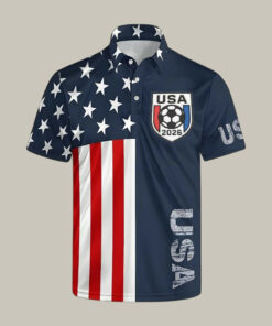 2026 FIFA World Cup USA Polo Shirt US National Soccer Team Clothes Best Fan Gift For Father's Day