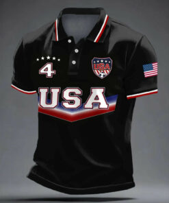 USA Soccer Supporter Polo Shirt FIFA World Cup 2026 Apparel Gift For Fans