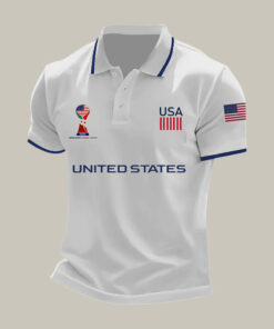 USA 2026 FIFA World Cup Polo Shirt FIFA Club World Cup Bracket Merch Cool Gift For Soccer Lovers