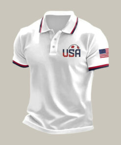 USA FIFA Club World Cup Bracket Polo Shirt American Flag 2026 World Cup Clothes Gift For Fans