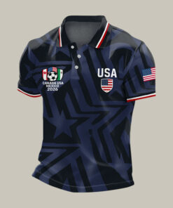 USA FIFA World Cup 2026 Polo Shirt World Cup Clothes Fan Gift For Huge Fans