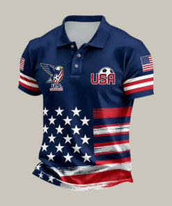 USA World Cup 2026 Group Stage Matches Eagle Polo Shirt 2026 World Cup Merch Fan Gear