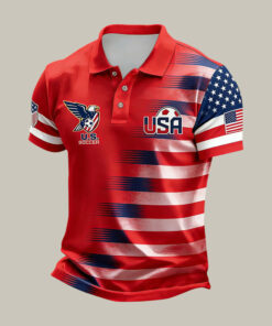 USA FIFA Club World Cup Bracket Eagle Polo Shirt