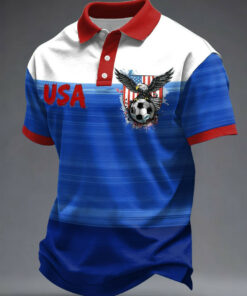 USA Polo Shirt Welcome To FIFA World Cup 2026 Apparel Gift For Soccer Fans