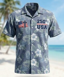 250th Anniversary USA Hawaiian Shirt In God We Trust 1776-2026
