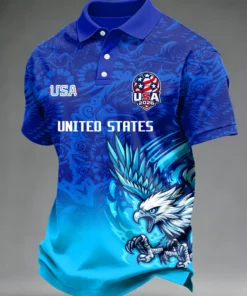2026 FIFA World Cup USA Polo Shirt Game Day Clothing Gifts Football For Brother