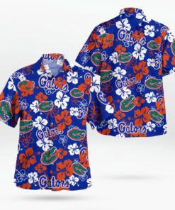 Florida Gators Hibiscus Bloom Hawaiian Shirt