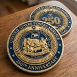 Commemorative Usps 250Th Anniversary Challenge Coin