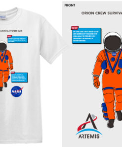 ARTEMIS Program Orion Suit Fun Fact T-Shirt