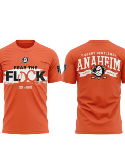 Anaheim Ducks Fear The Flock 2026 Playoffs Anaheim Hard Work Shirt