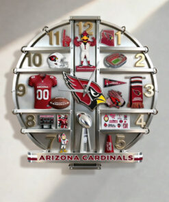 Arizona Cardinals Home Decorative 3D Wall Clock