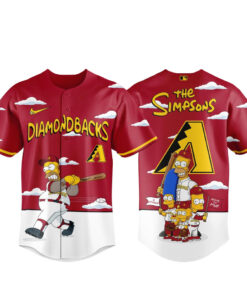 Arizona Diamondbacks x The Simpsons 2026 Major Gameday Baseball Jersey