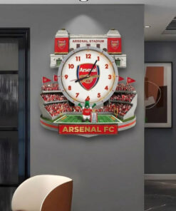 Arsenal Stadium 3D Wall Clock