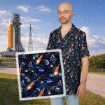 Artemis 2 Space Mission Hawaiian Shirt