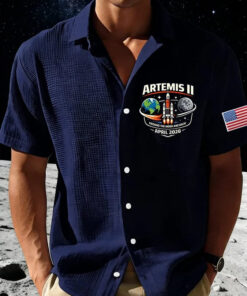 Artemis II 2026 Around The Moon And Back Hawaiian Shirt