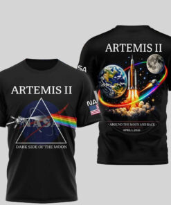 Artemis II 2026 Dark Side Of The Moon Shirt