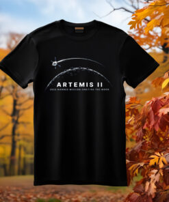 Artemis II Moon Mission NASA Lunar Flight Graphic Shirt